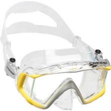 Cressi Liberty Triside Dalış Maskesi Clear - Yellow