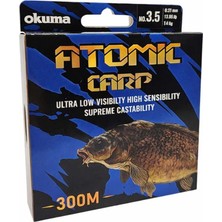 Okuma Atomic Carp Nylon Clear Color 300M Misina 0.34MM