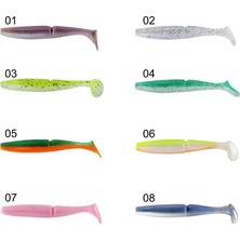 Captain 3516 Pukka Shad 9cm 7gr Levrek Silikonu 5li Paket Suni Yem 05