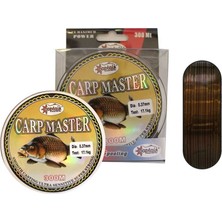 Captain Carp Master 300MT Monofilament Misina Brown+Green Standart-0.45 mm