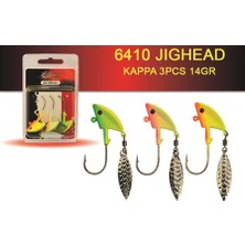 Captain Jig Head Kappa 3lü Mix Set Kaşıklı Jig Head Standart-14 gr