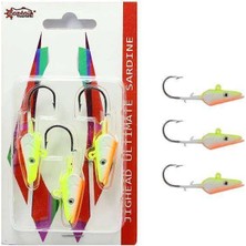 Captain 6457 Jig Head 15GR Ultimate Sardine 3lü Set 1