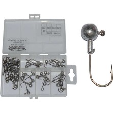 Captain 6435 Compact Eco Kutulu Jig Head Seti Standart-12 GR-22AD