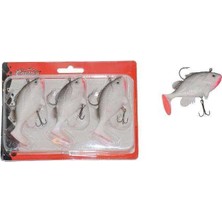 Captain 3563 Orient Soft 9cm Levrek Silikonu 3lü Set Suni Balık 3