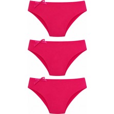 Hepsine Rakip 3lü Kadın Bikini Külot Pamuklu Renkli Ekonomik Rahat