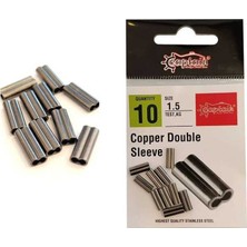 Captain 5130 Çelik Tel Sıkıştırma Burcu Double 10LU Paket Black Nikel Standart-2.3x4.4