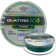 Albastar Quattro 4x Ip Misina GREEN-0.20MM - 100M - 12Lİ
