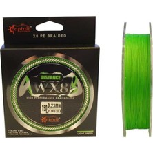 Captain Distance Wx8 Örgü Spin Ip Misina 150MT Light Green Standart-0.16 mm
