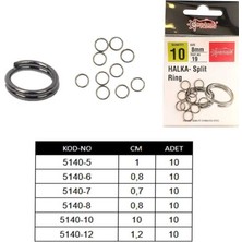 Captain 5140 Kaşık Halkası 10LU Paket Black Nikel Standart-0.10 mm