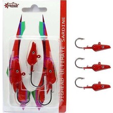 Captain 6457 Jig Head 15GR Ultimate Sardine 3lü Set 2