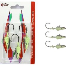 Captain 6457 Jig Head 15GR Ultimate Sardine 3lü Set 3
