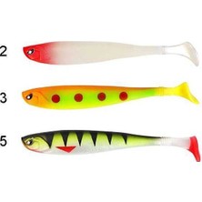Captain 3072 Pure T-Tail Soft 12CM 5li Paket 10GR Levrek Silikonu Suni Yem 5