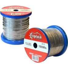 Captain Çelik Tel 1000MT Steel Wire Leader Standart-20 Lbs