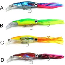 Captain 3450 Octopus Fringed 20CM Floating 36GR Kalamar Maketi A