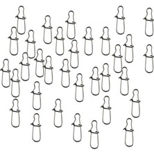 Captain 5014 Inox Sahte Balık Maket Klipsi Bl Nikel Snap 250LI Paket Standart-3