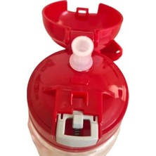 DMR Home Lüks Pipetli Kırmızı Araba Desenli Matara 500ML Mono TP726
