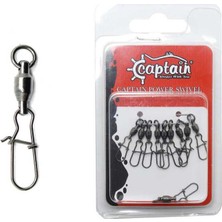 Captain 5045 Kilitli Klips Rulmanlı 5li Paket Black Nikel Standart-1