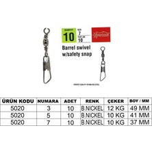 Captain 5020 Klips 10LU Paket Black Nikel Standart-7