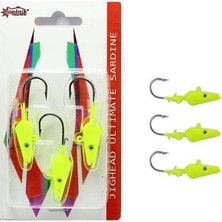 Captain 6457 Jig Head 15GR Ultimate Sardine 3lü Set 6