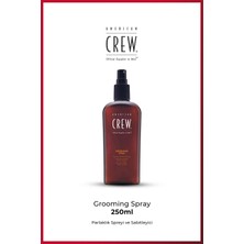 American Crew Grooming Spray 250 ml – Erkek Saç Şekillendirici Sprey, Orta Tutuş & Doğal Parlaklık