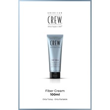 American Crew Fiber Cream 100 ml – Orta Tutuş & Doğal Mat Görünüm | Erkek Saç Şekillendirici Krem