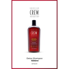 American Crew Erkekler için Detox Peeling Etkili Arındırıcı Şampuan 1000ML