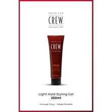 American Crew Light Hold Styling Gel 250 ml – Hafif Tutuşlu Erkek Saç Jölesi | Doğal Parlaklık Veren Şekillendirici