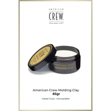 American Crew Molding Clay 85 g – Güçlü Tutuş & Mat Görünüm – Erkek Saç Şekillendirme Kil Wax