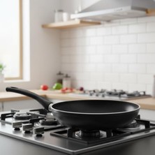 DMR Home Buzz 24 cm Yapışmaz Kızartma ve Sote Tavası - Yeşil Siyah