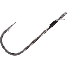 Hayabusa Fpp Hd Straight Güçlendirilmiş Delikli Lüfer Iğnesi Black Nikel Standart-4-0