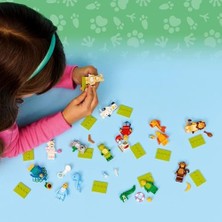DMR Home Minifigures Hayvanlar Seri 28 71051 – 5 Yaş ve Üzeri Çocuklar Için Papağan, Aslan ve Sevimli Tavşan Dahil 12 Sürpriz Minifigürden 1'ini Içeren Yaratıcı Oyuncak Yapım Seti, Hediye Fikri (7 Parça)