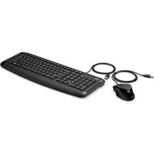 DMR Home Hp Pavilion 200 Kablolu Klavye & Mouse Kombo Set, Siyah (Türkçe)