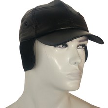 Savex HS-9966 Suni Deri İthal Kışlık Şapka