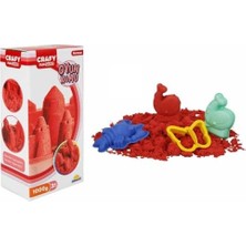 DMR Home Crafy Oyun Kumu 1000 gr Kırmızı