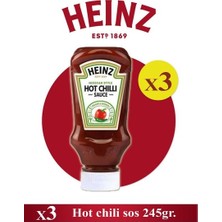 Heinz Hot Chilli Acı Sos 245 Gr x 3 Adet