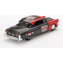 DMR Home 1:64 Mini Gt x Mizu Lincoln Hot Rod 1954 Shadow Puppet Diecast Model Araba