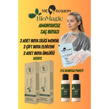 Bio Magic Amonyaksız Saç Boyası 8.72 Açık Küllü Kumral x 2 Adet & 30 Vol. Oksidan 2 Adt