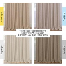 DMR Home Price Drapes Oturma Odası Için Ekstra Geniş Oda Karartma Perdeleri 100 x 120, BOCH-LN18538-120-DW (1 Panel) Göçebe Bronz