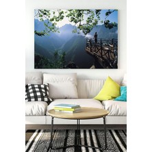 DMR Home (PSTER15811) Yeşil Dağ Manzara Kanvas Tablo 40 x 60