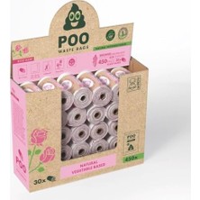 Expresstore Poo Dışkı Poşeti 15 Yaprak Gül Kokulu 30LU Paket
