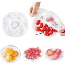 DMR Home 100’LÜ Lastikli Yiyecek Koruma Kılıfı – 20 cm | Esnek Tasarım | Gıda Saklama, Koku ve Hava Temasına Karşı Koruma | Pratik ve Hijyenik Gıda Kapağı