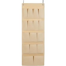 DMR Home 16 Gözlü Bej Kapı Arkası Düzenleyici 45 x 125 cm