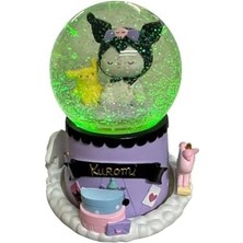 DMR Home ve Pompompurin Gözü Kapalı Dev Boy Işıklı Müzikli Kar Küresi