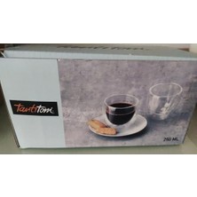 Expresstore Borosilikat Cam 2li Çift Cidarlı Bardak Seti 250ML Soft CAM24010BS2