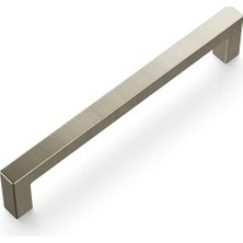 Expresstore Katı Çekirdek Mutfak Dolabı Çekmeceleri, Lüks Dolap Kolları, Kapı ve Şifonyer Çekmeceleri Için Donanım, 5-1/16 Inç (128 Mm) Delik Merkezi, Paslanmaz Çelik, Çatı Penceresi Koleksiyonu