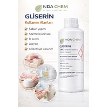 %99,7 Saf Bitkisel Gliserin Kozmetik ve Sabun Hammaddesi