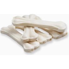 Expresstore 5'li Natural Beyaz Pres Köpek Çiğneme Kemiği 7,5 cm (Tatlandırıcısız)