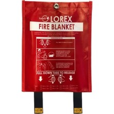Expresstore LR-FB1010CP Premium Serisi 100CM x 100CM Çantalı Yangın Battaniyesi