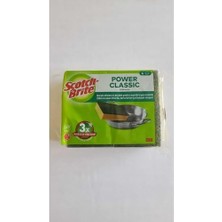 Expresstore Brite Bulaşık Süngeri Power Yeşil Klasik 4 ' Lü -3 Kat Daha Güçlü Temizlik/oluklu Değildir.