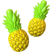 DMR Home Ananas Şeklinde Plaj Havlusu Mandal Klipsi, Sarı-Yeşil, Rüzgar Dayanıklı, Güçlü Tutuşlu, 2'li Set